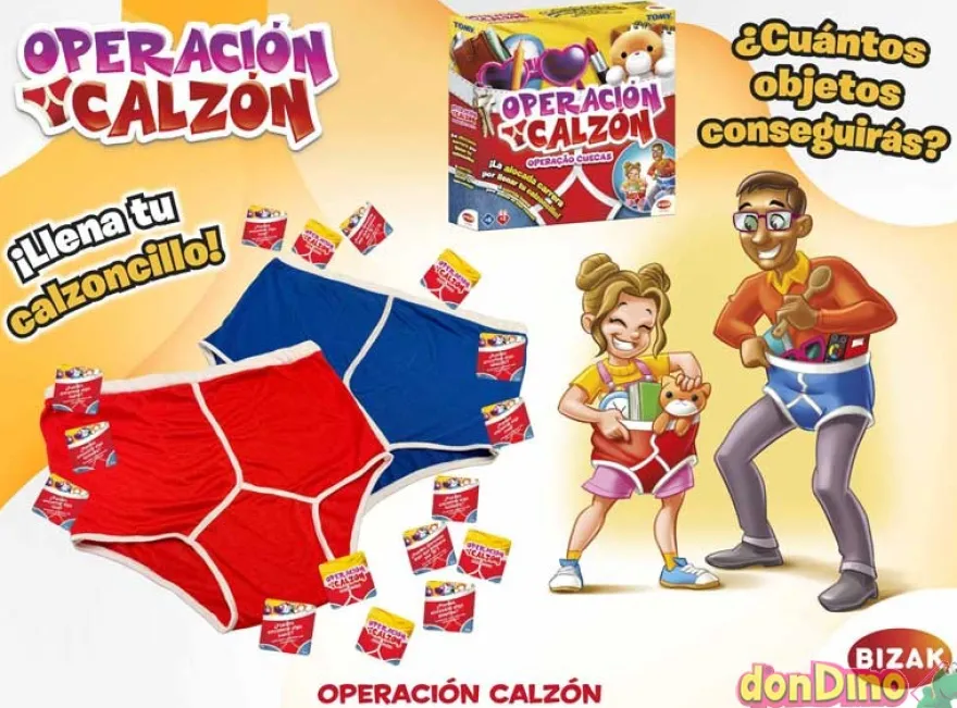 Juego operacion calzon