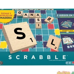 Juego scrabble madera 2 en 1