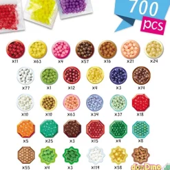 Kit accesorios dulces aquabeads 700 abalorios