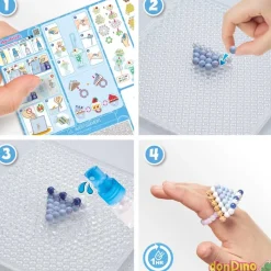 Kit accesorios dulces aquabeads 700 abalorios