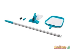 Kit de mantenimiento de piscina mango telescopico 4,88 m.