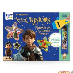 Kit proyector audiocuentos clasicos nuestros cuentos de siempre - bilingüe