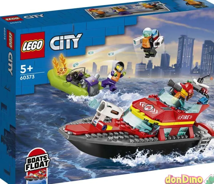 Lancha rescate bomberos lego city