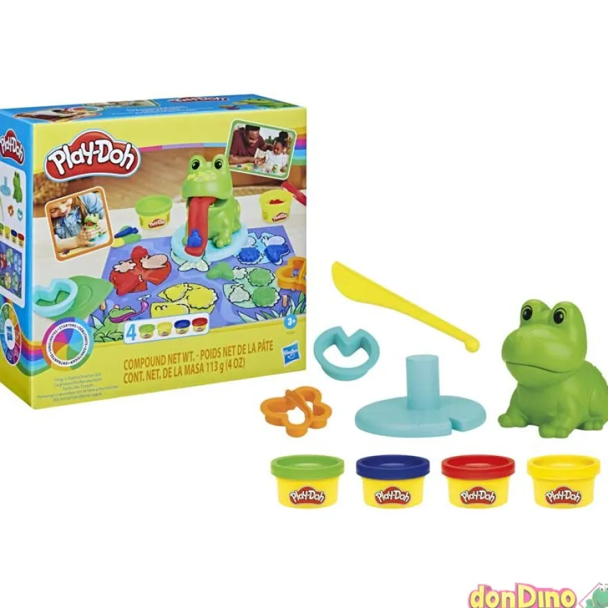 La rana y los colores play-doh primeras creaciones