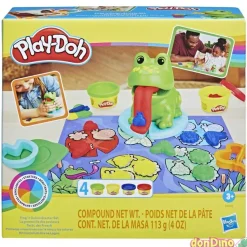 La rana y los colores play-doh primeras creaciones