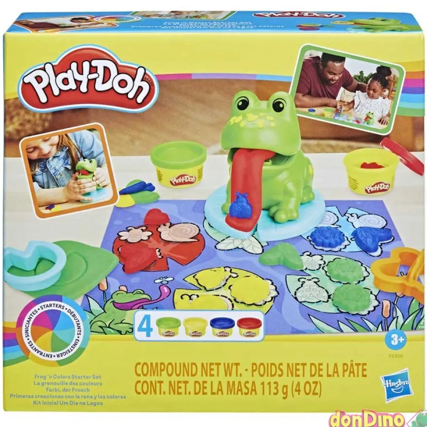 La rana y los colores play-doh primeras creaciones