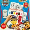 Libro acuarelas patrulla canina c/24 dibujos - paint & create