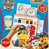 Libro acuarelas patrulla canina c/24 dibujos - paint & create