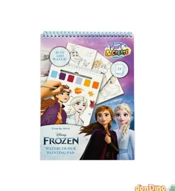 Libro colorear acuarelas frozen c/24 dibujos - paint & create