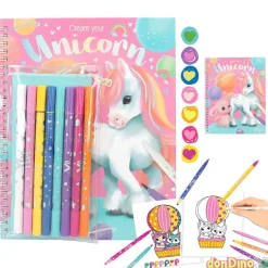 Libro colorear con set colores ylvi