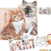 Libro colorear kitty top model
