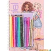 Libro de colorear c/set top model