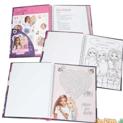 Libro para colorear top model