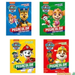Libro pegacolor patrulla canina c/pegatinas