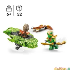 Lloyd vs spinner del monstruo de tierra lego ninjago - 52 pzas.