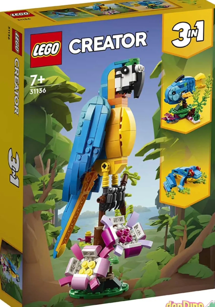 Loro exotico lego creator 3 en 1