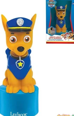 Luz nocturna c/altavoz patrulla can patrulla canina - led,2 en 1