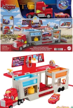 Mack taller de pintura movil cars disney color changers