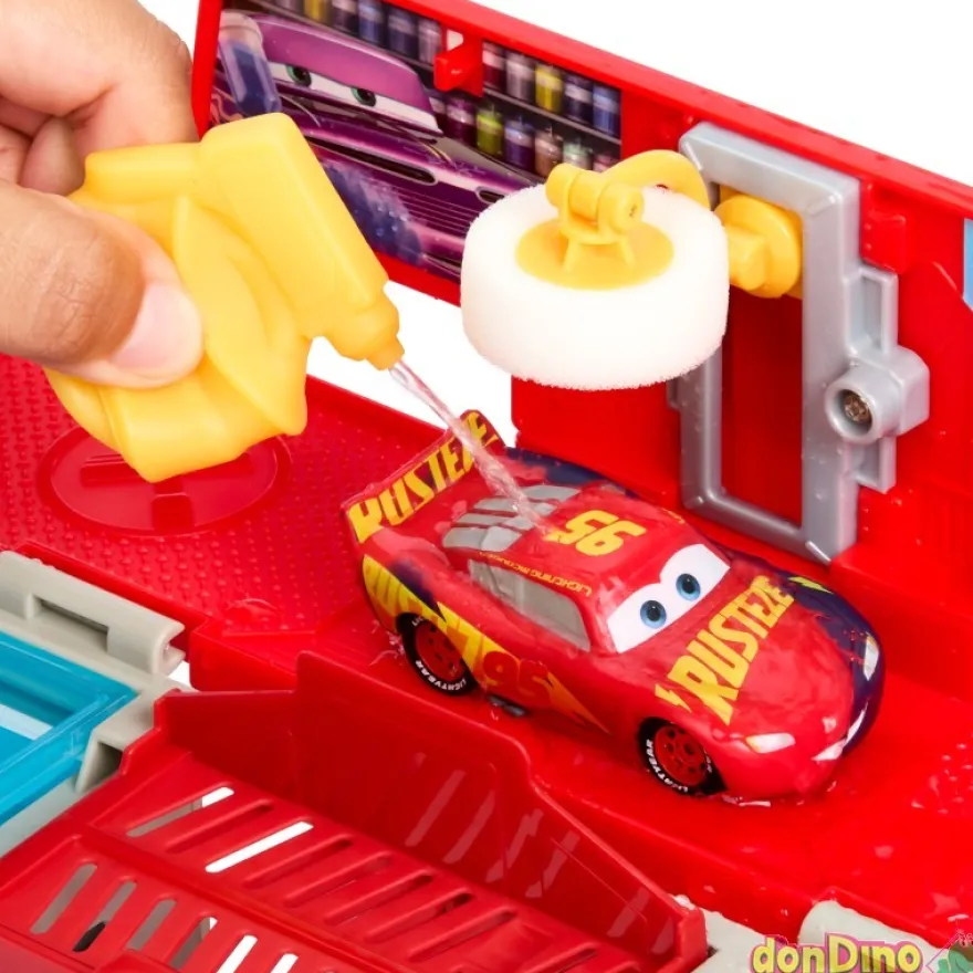 Mack taller de pintura movil cars disney color changers
