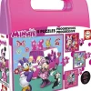 Maleta 4 puzzles progresivos minnie acabado brillante, 12-16-20-25