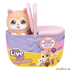 Mama surprise! little live pets con 3 bebés gatito - +15 sonidos