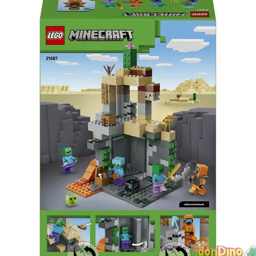 Mazmorra de zombis lego minecraft