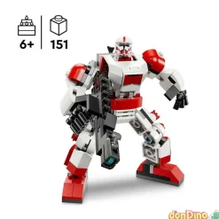 Meca de soldado clon de choque lego star wars 151 pzas.