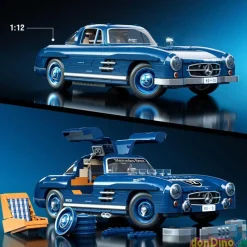 Mercedes-benz 300 sl construccion hot wheels - 1600 pzas.