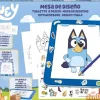 Mesa de diseño bluey con luz