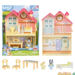 Mini casa familiar bluey c/figura