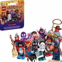 Minifigura lego spider-man cruzando el multiverso