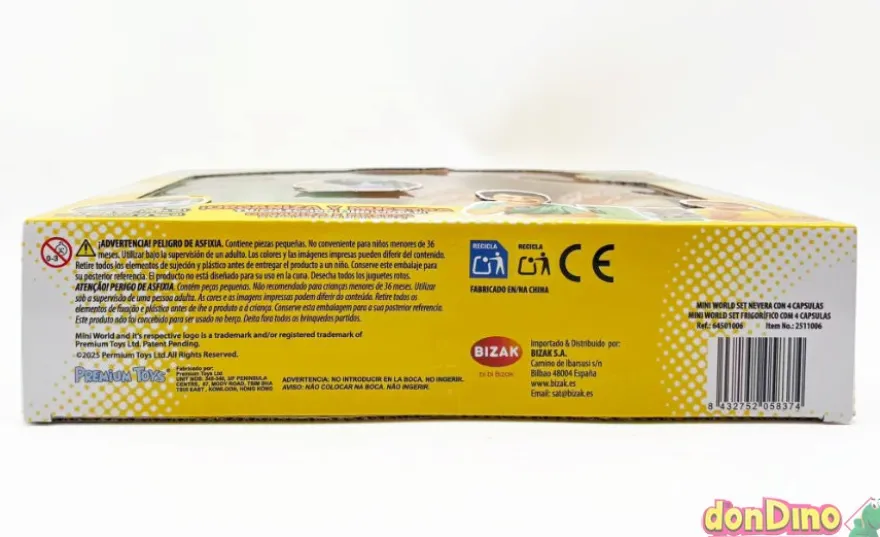 Mini world set nevera c/4 capsulas
