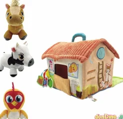 Mi primer granero musical la granja de zenón - 3 peluches