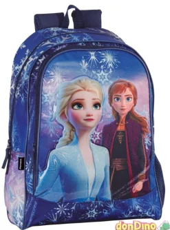 Mochila colegial frozen 42 cm. adaptable carrito