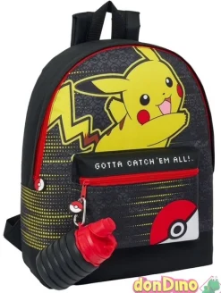 Mochila Colegial Pokémon Adaptable con Botella