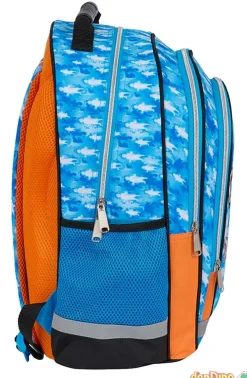Mochila dragon ball super 42 cm. bolsillos laterales portabotellas