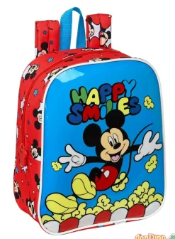 Mochila guarderia mickey 27cm adaptable carrito