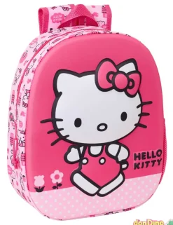 Mochila infantil 3d hello kitty