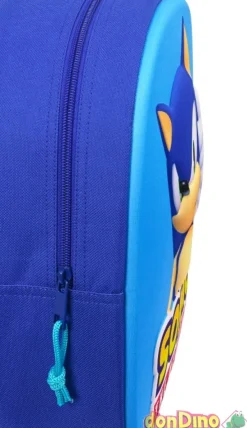Mochila infantil 3d sonic speed