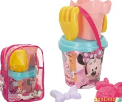 Mochila minnie con cubo playa y accesorios