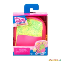 Mochila neon real littles