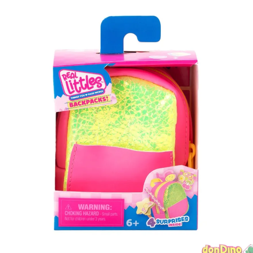 Mochila neon real littles