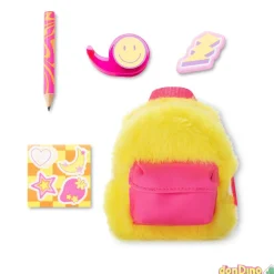 Mochila neon real littles
