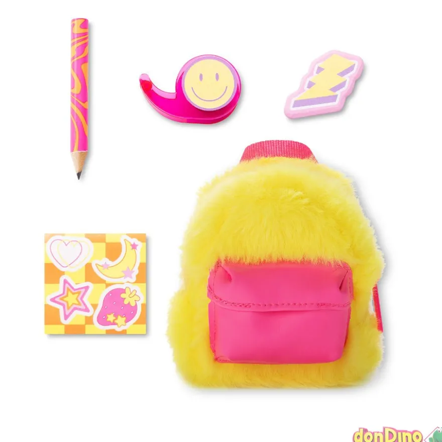 Mochila neon real littles