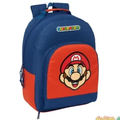Mochila super mario 42 cm. adaptable