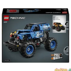 Monster jam grave diggert fuego y hielo lego technic - 263 pzas.