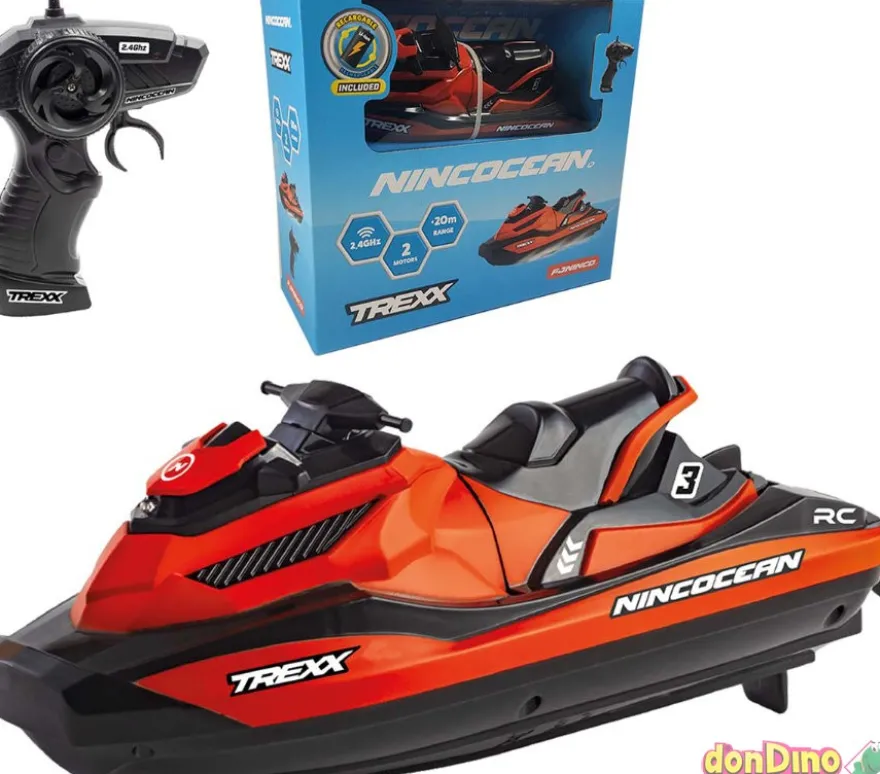 Moto agua trexx r/c batería + cargador - 2 motores