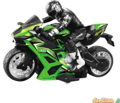 Moto con piloto r/c 1:8 con luz bateria y cargador