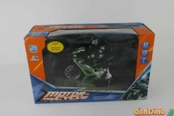 Moto con piloto r/c 1:8 con luz bateria y cargador