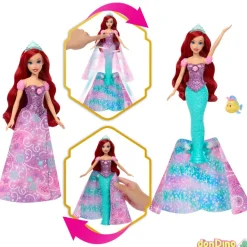 Muñeca ariel transformacion magica disney princess